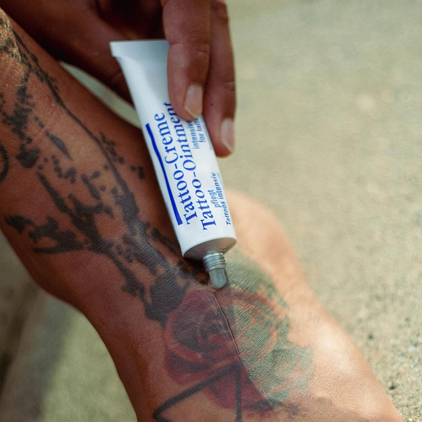 , 2 X Crema per Tatuaggi, 25 Ml Con Olio Di Cajeput