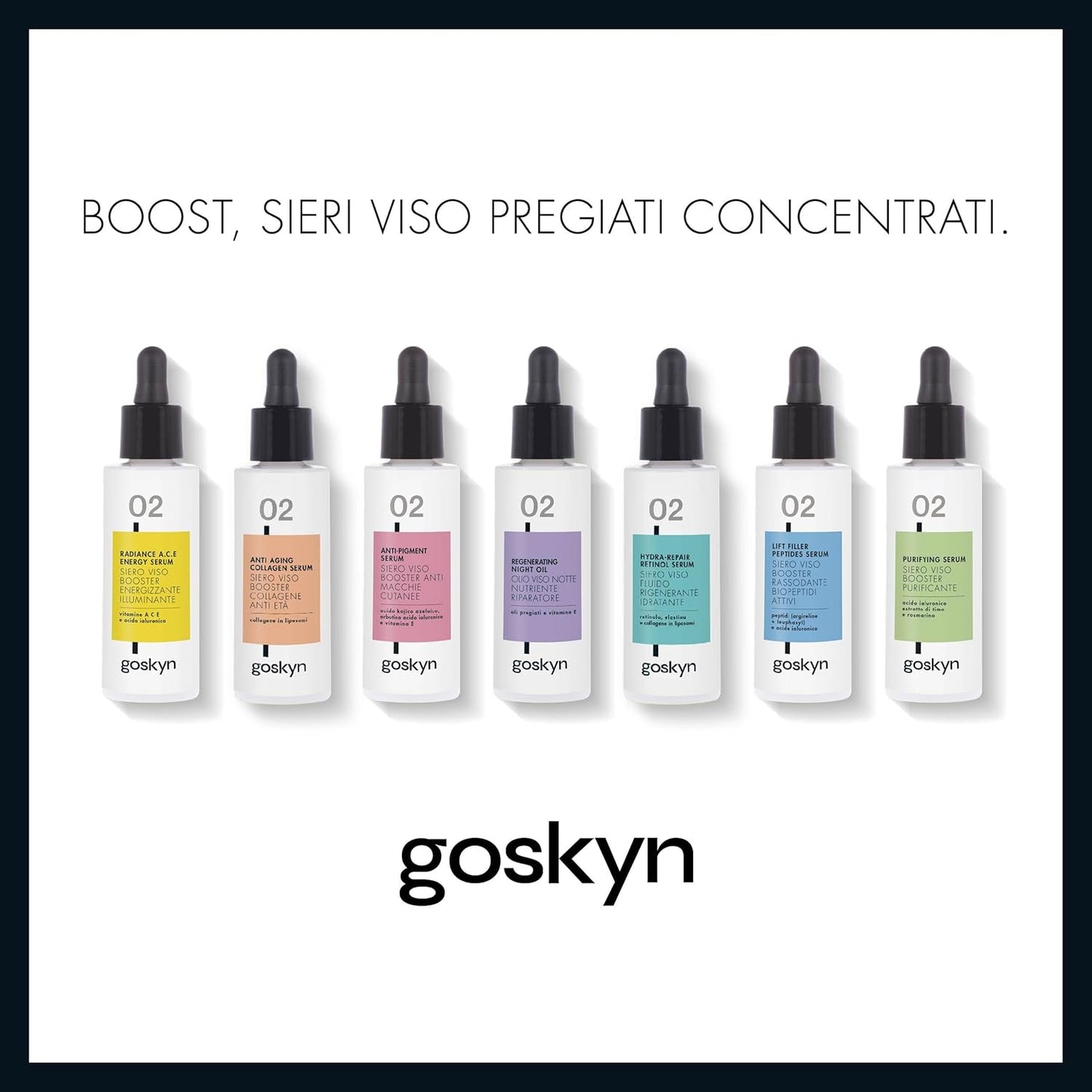 Siero Vitamina C Viso Acido Ialuronico - Siero Viso Antirughe Idratante Illuminante - Siero anti Imperfezioni Antimacchia Giorno E Notte Uomo E Donna- 30Ml