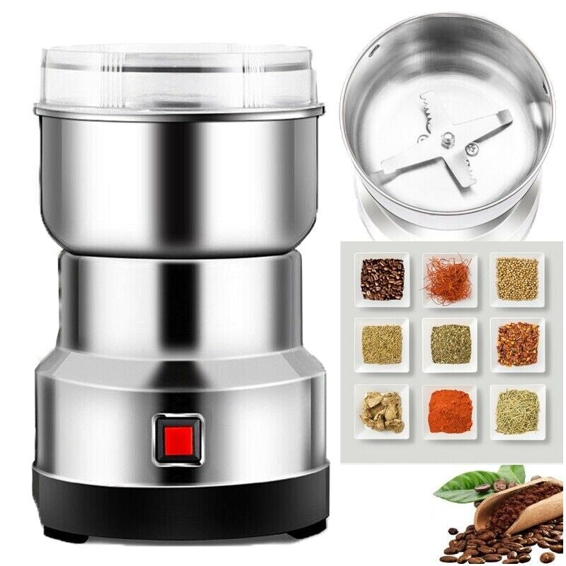 MACINA CAFFE SPEZIE PEPE NOCI ELETTRICO 150W-400W CAPACITA' CAFFÈ ACCIAIO INOX