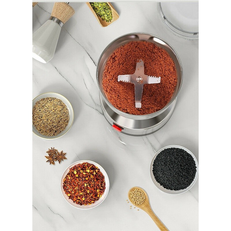 MACINA CAFFE SPEZIE PEPE NOCI ELETTRICO 150W-400W CAPACITA' CAFFÈ ACCIAIO INOX