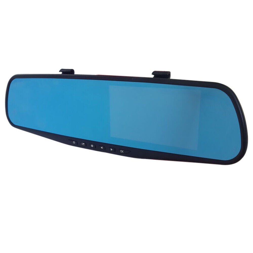 SPECCHIETTO RETROVISORE TELECAMERA AUTO MONITOR DVR VIDEO AUDIO REGISTRATORE HD