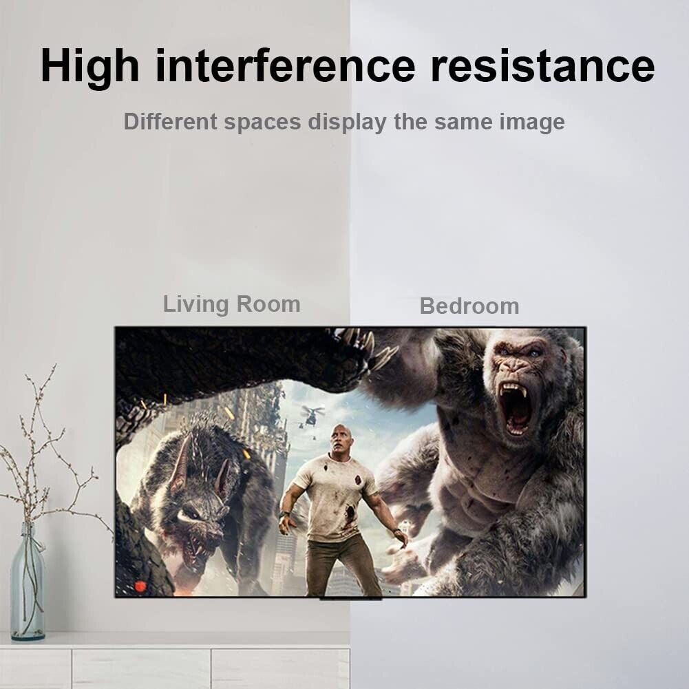 Splitter HDMI 1 in 2 Out, 1080P Full HD 3D 4K HDMI Splitter Con Cavo Di