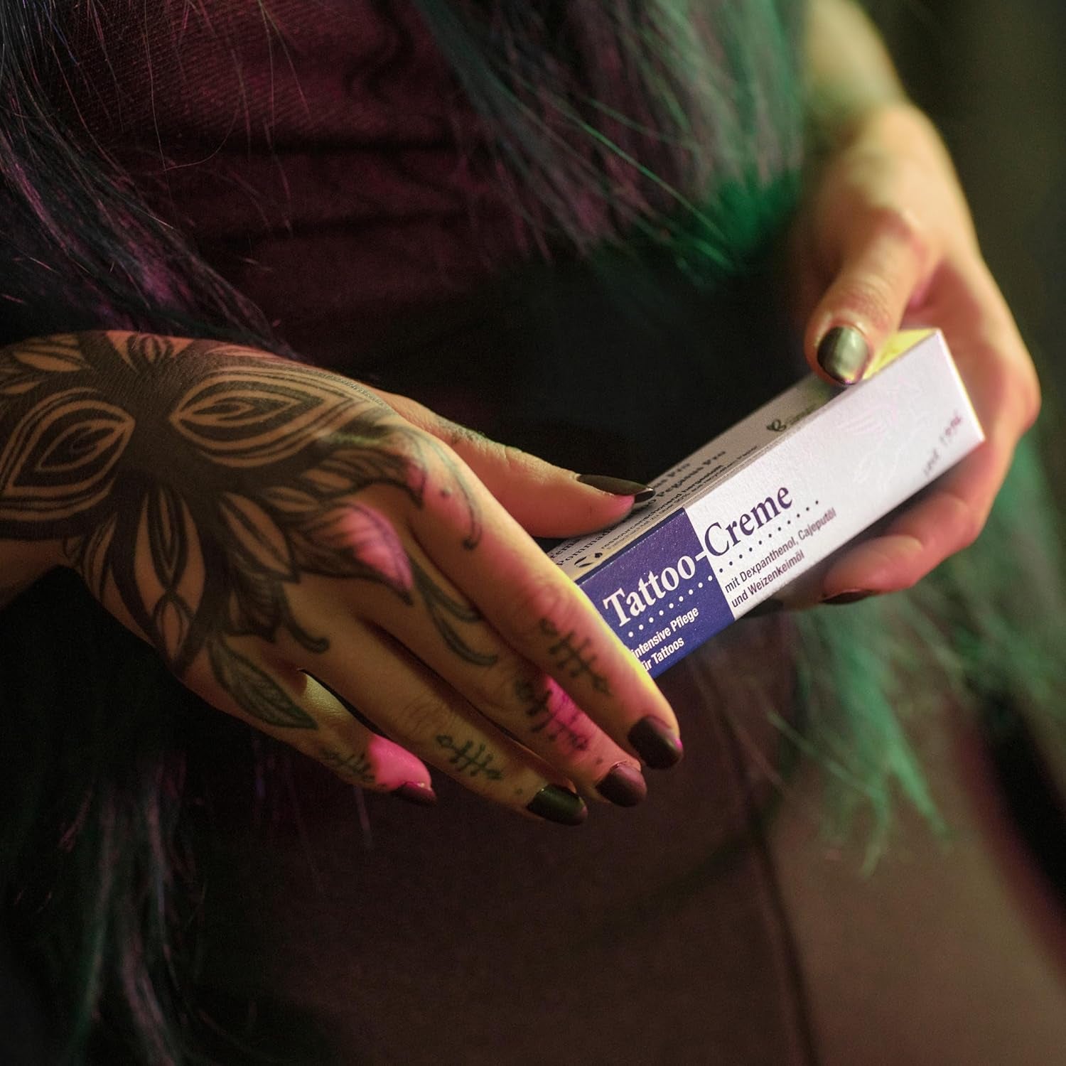 , 2 X Crema per Tatuaggi, 25 Ml Con Olio Di Cajeput