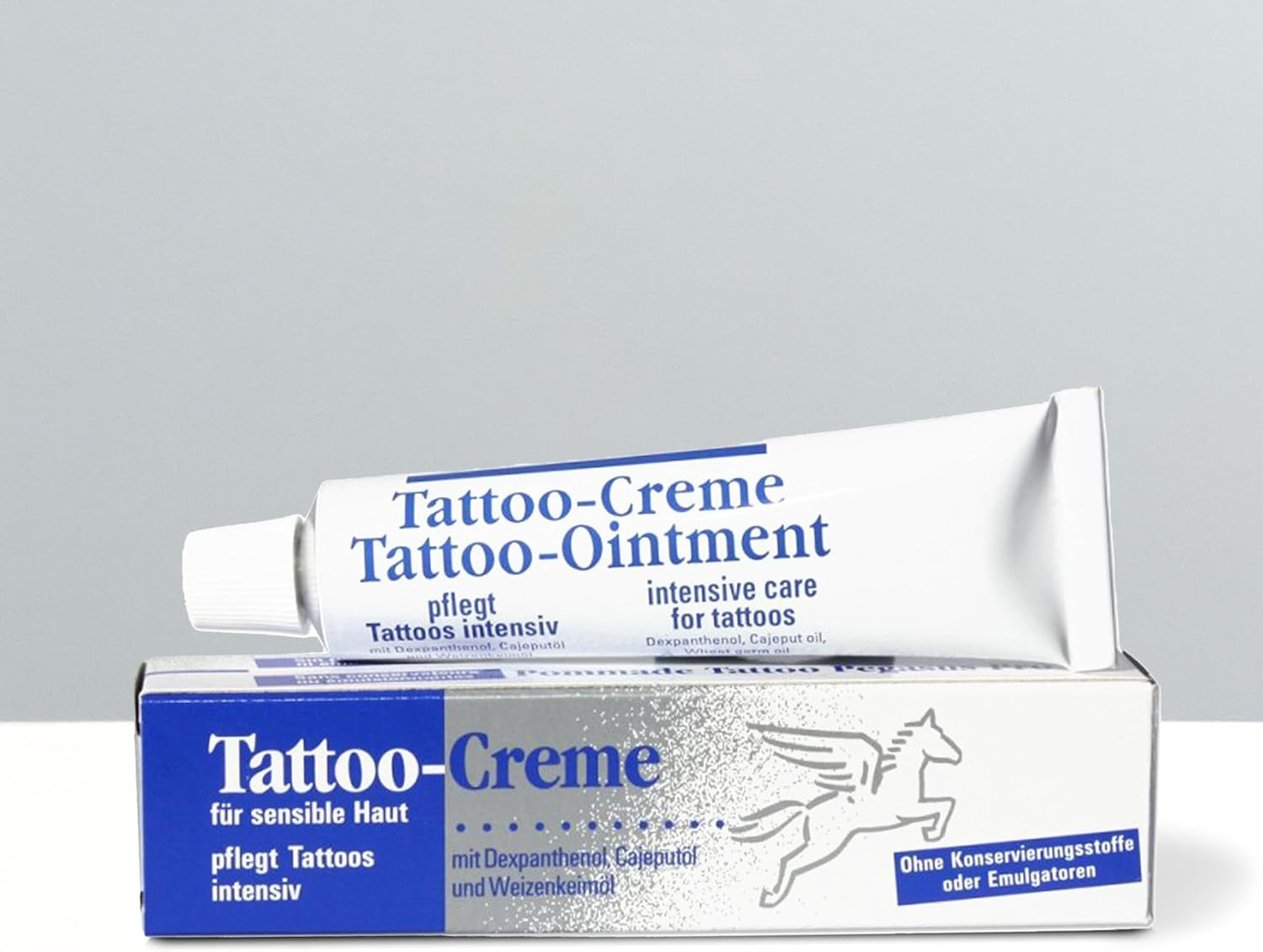 , 2 X Crema per Tatuaggi, 25 Ml Con Olio Di Cajeput
