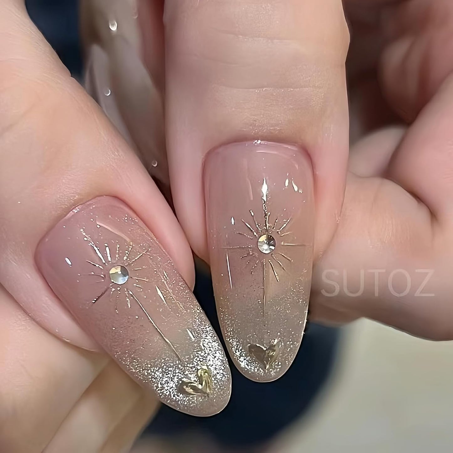9 Fogli Adesivi Unghie, Stella Luna Sole Adesivi Oro Argento Nail Art, Laser Farfalle Stickers Unghie, Autoadesivi Decorazioni Unghie per Donna Ragazze Accessorio Nail Art Fai Da Te
